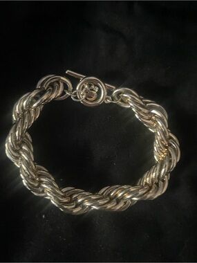 Classic Twisted Rope Bracelet - Gold Tone
Ann Taylor.